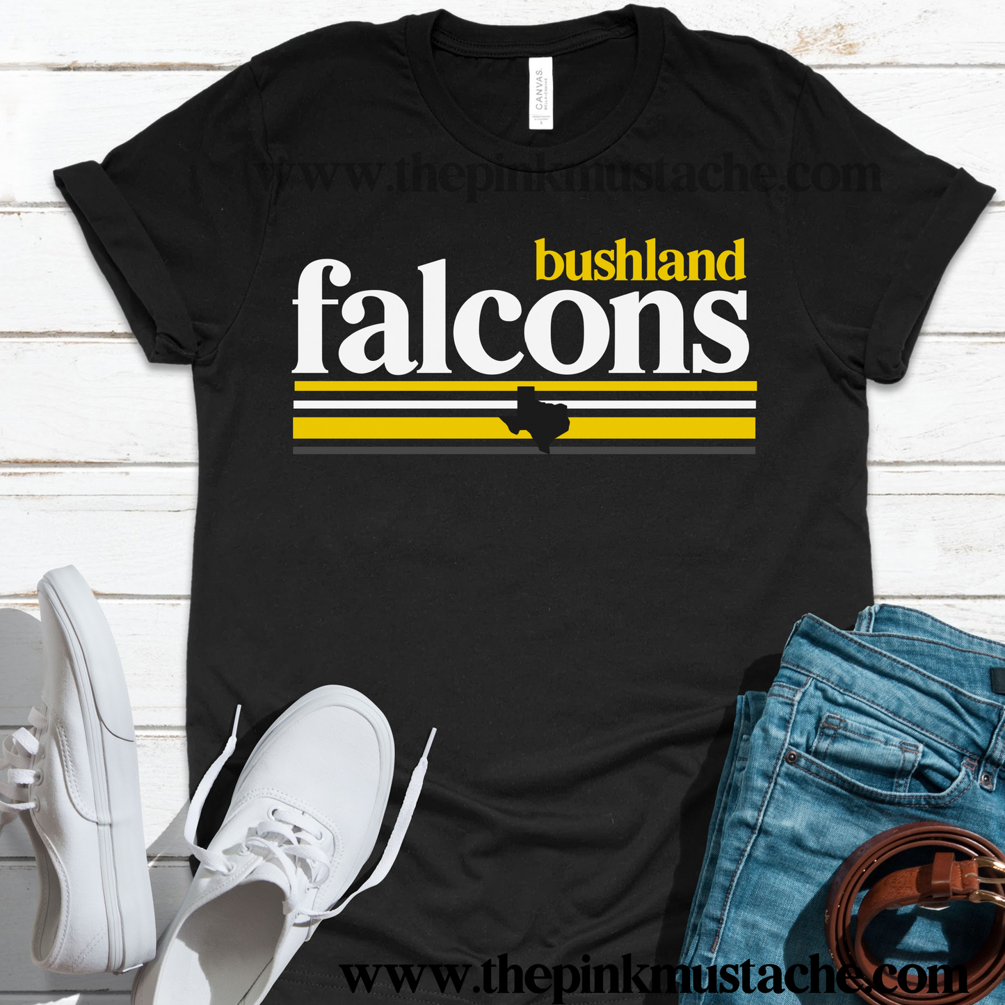 Bushland Falcons Shirt / Custom School Shirt Texas / Texas School Shirt