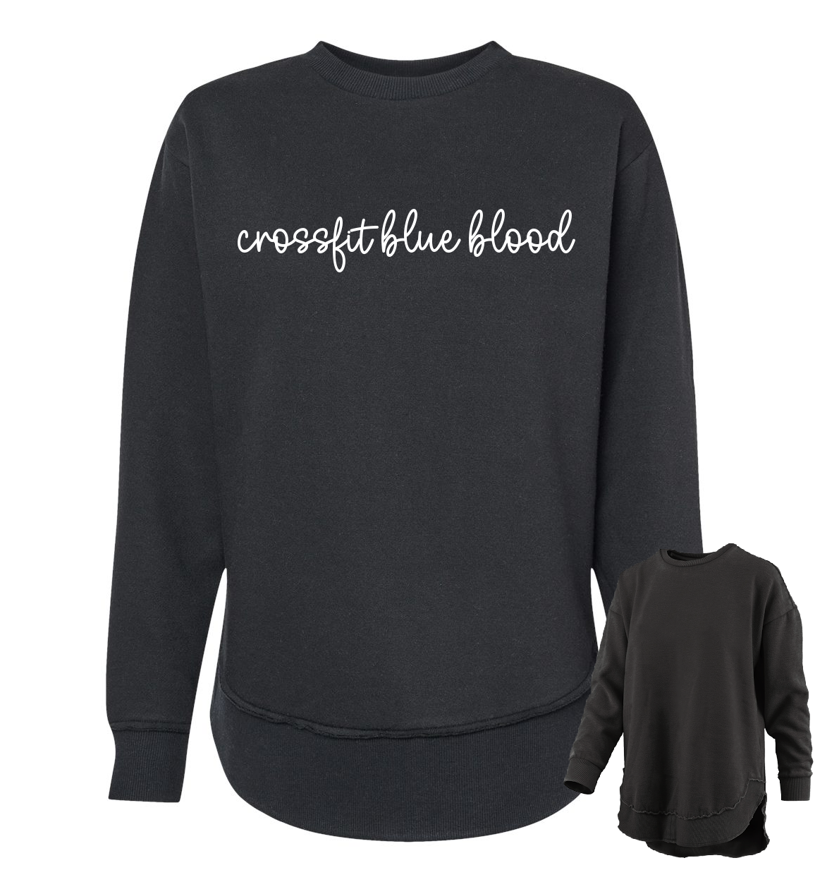 Crossfit Blue Blood Boutique High Low Quality Sweatshirt/ True to Size