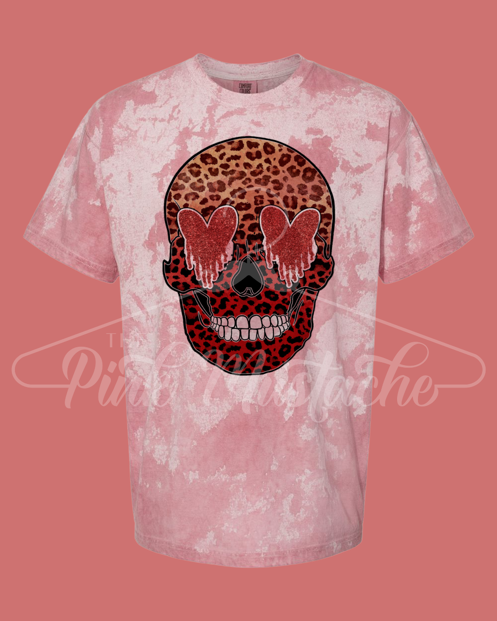 Skeleton Heart. Eyes Valentines Shirt/ Super Cute Unisex Comfort Colors Sized Shirt