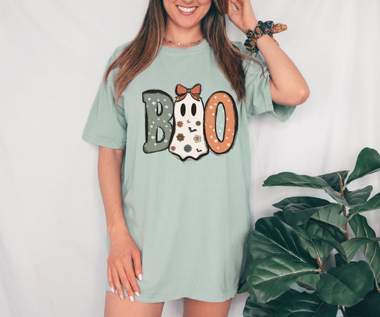 Comfort Colors Boo Mommy and Me Halloween Tee/Halloween Fall Shirt/ Youth and Adult Shirts