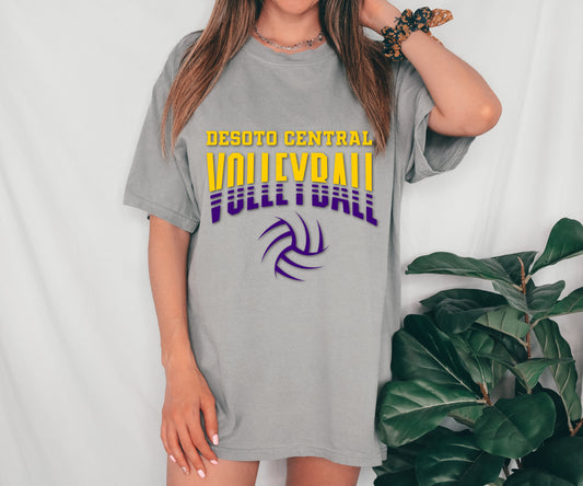 Comfort Colors Desoto Central Jaguars Volleyball Tee / Desoto County Schools / Mississippi School Shirt