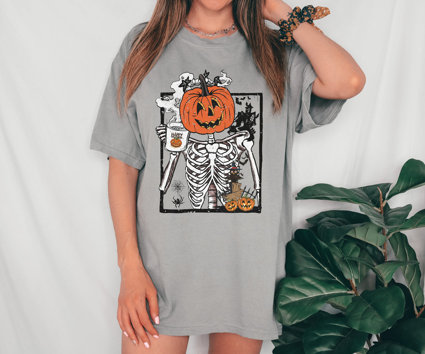 Comfort Colors Halloween Coffee Tee/Halloween Fall Shirt/ Youth and Adult Shirts