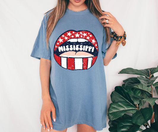 SPIRIT DROP - Comfort Colors Mississippi Tee / Youth and Adult Sizes