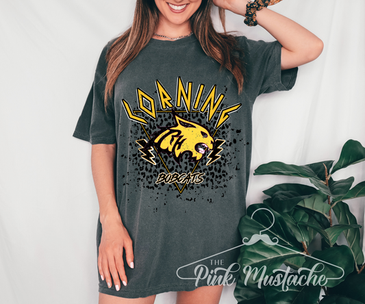 Comfort Colors Corning Bobcats Rocker Tees