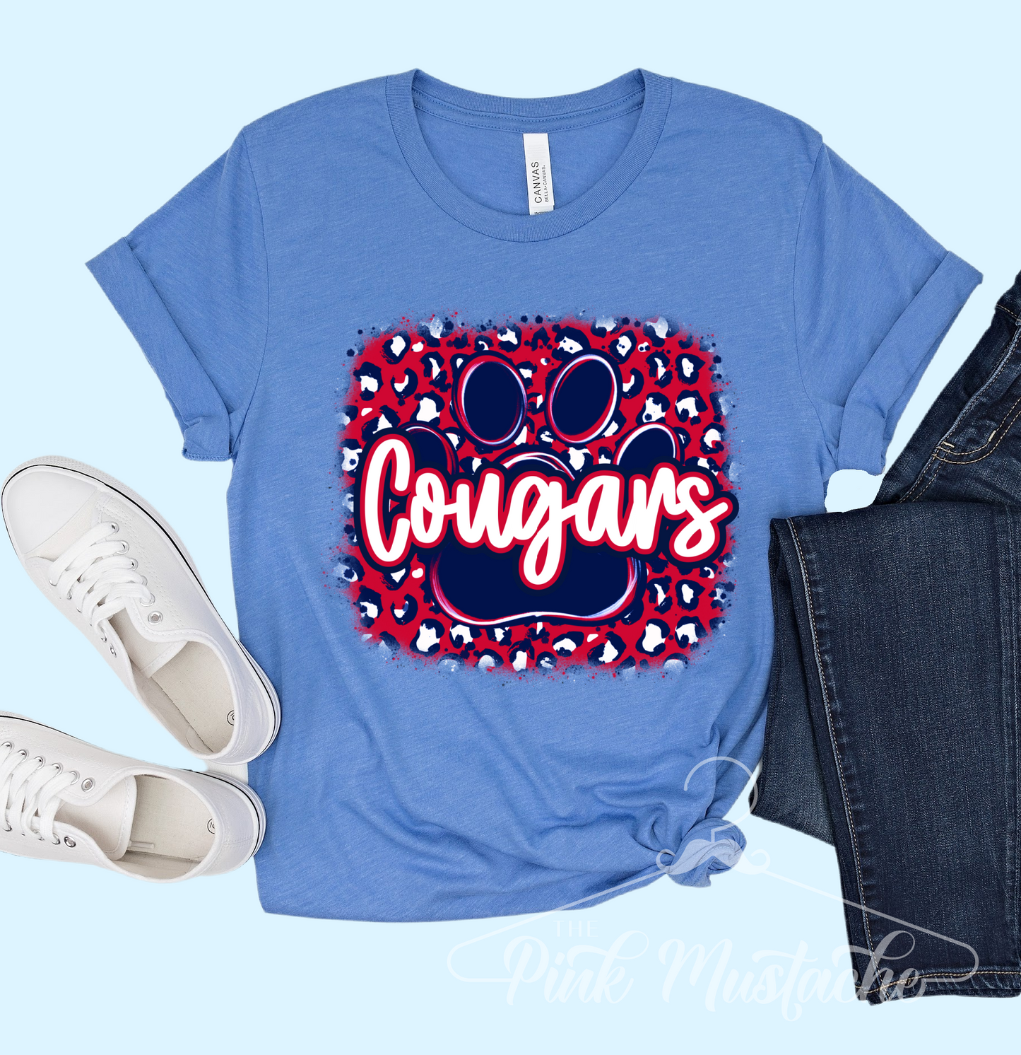 Leopard Cougars Soft Style School Tee