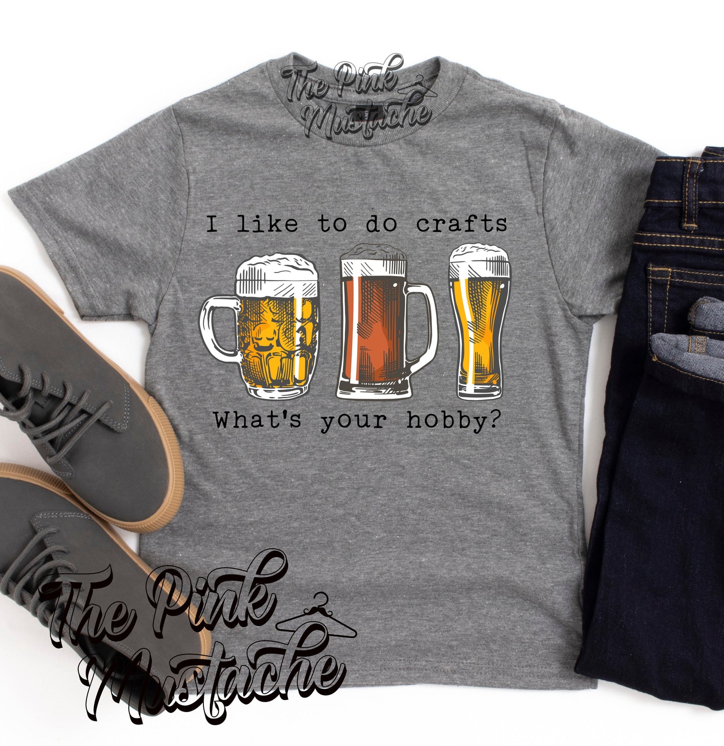 Mens Unisex I Like To Do Crafts/ Craft Beer Tee / Fathers Day Shirt / Gifts for Him