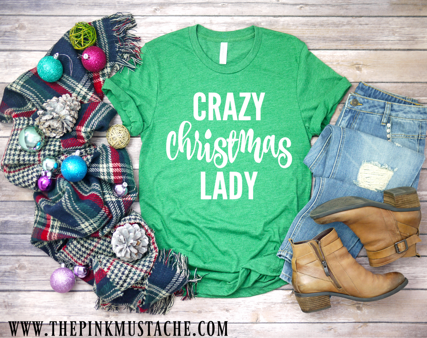 Crazy Christmas Lady T-Shirt