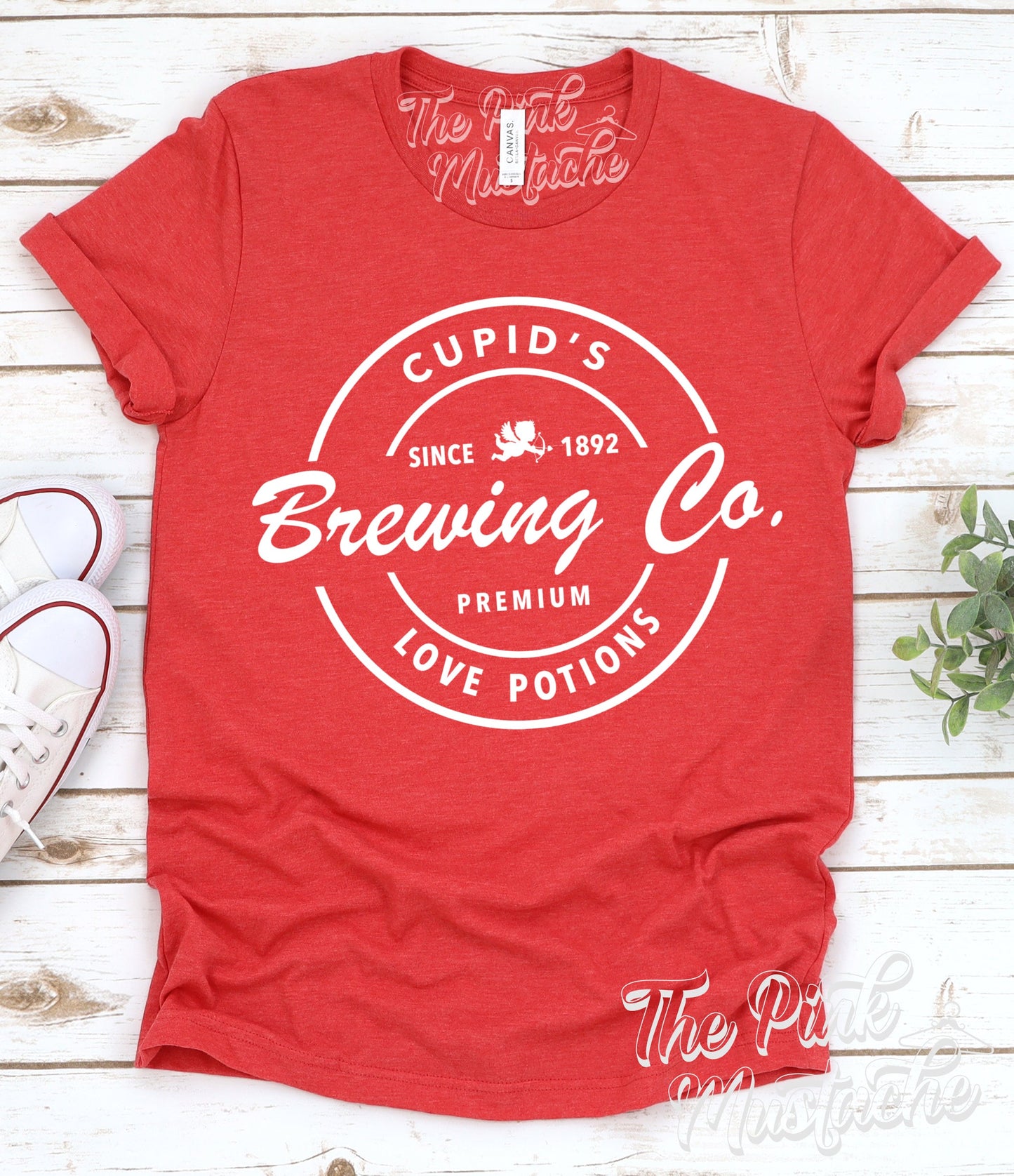 Cupid's Brewing Co Valentines Day Retro Unisex T-Shirt/ Toddler, Youth, and Adult Sizes/ Valentine's Shirt/ Valentines Day Tee