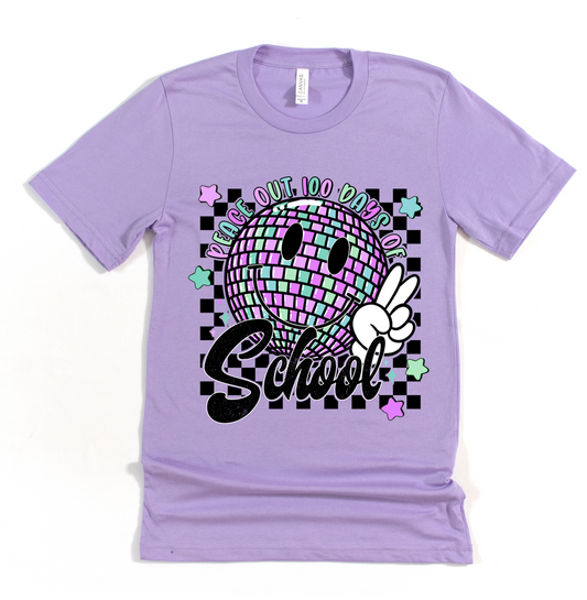 Peace Out 100 Days of School/ 100th Day of School Shirt -  School Tee/ Youth and Adult Sizing Available