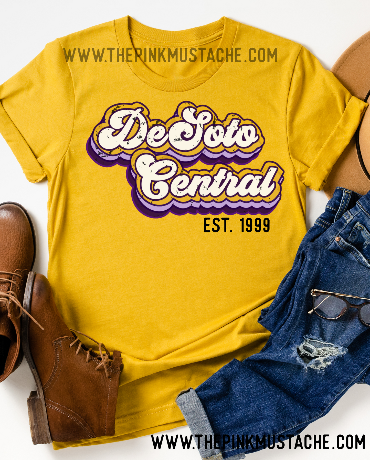 Desoto Central Jaguars Shirt Retro Design / DC -Desoto Central Schools / Mississippi School Shirt