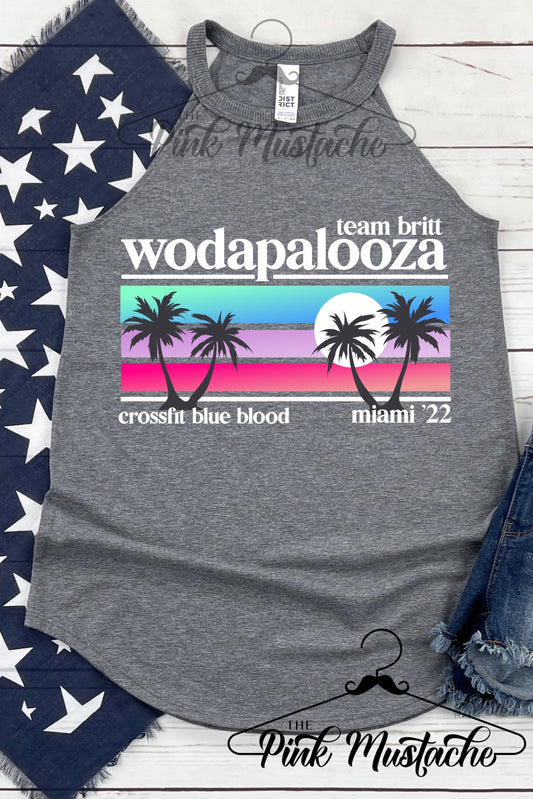 Gray Team Britt- CFBB Wodapalooza District Brand Tank Top