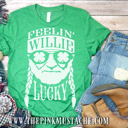 Feelin' Willie Lucky St. Patrick's Day Shirt SALE - Quick Shipping