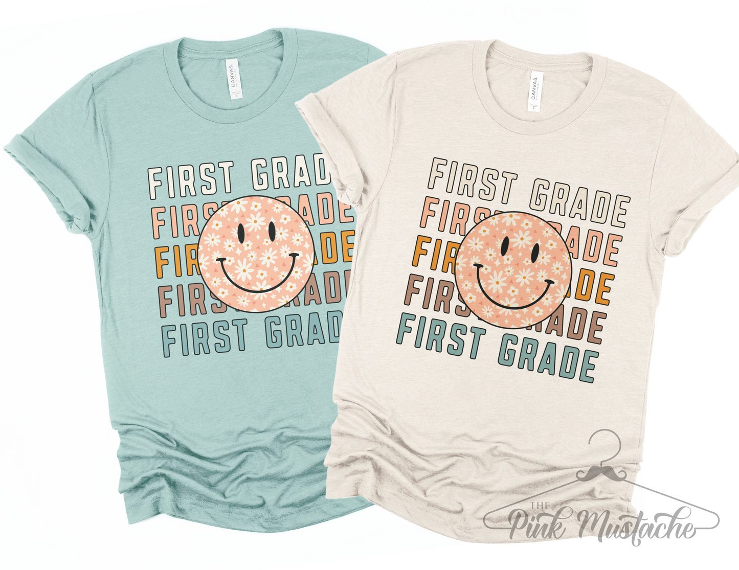 Smiley Any Grade Tee/ Teacher Shirts/ Student Shirts/ Multiple Colors
