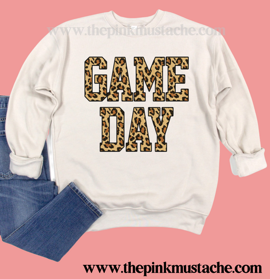 Game Day Football/Basketball/ Baseball Bella Canvas Sweatshirt - Boutique Bella Canvas Sweatshirt