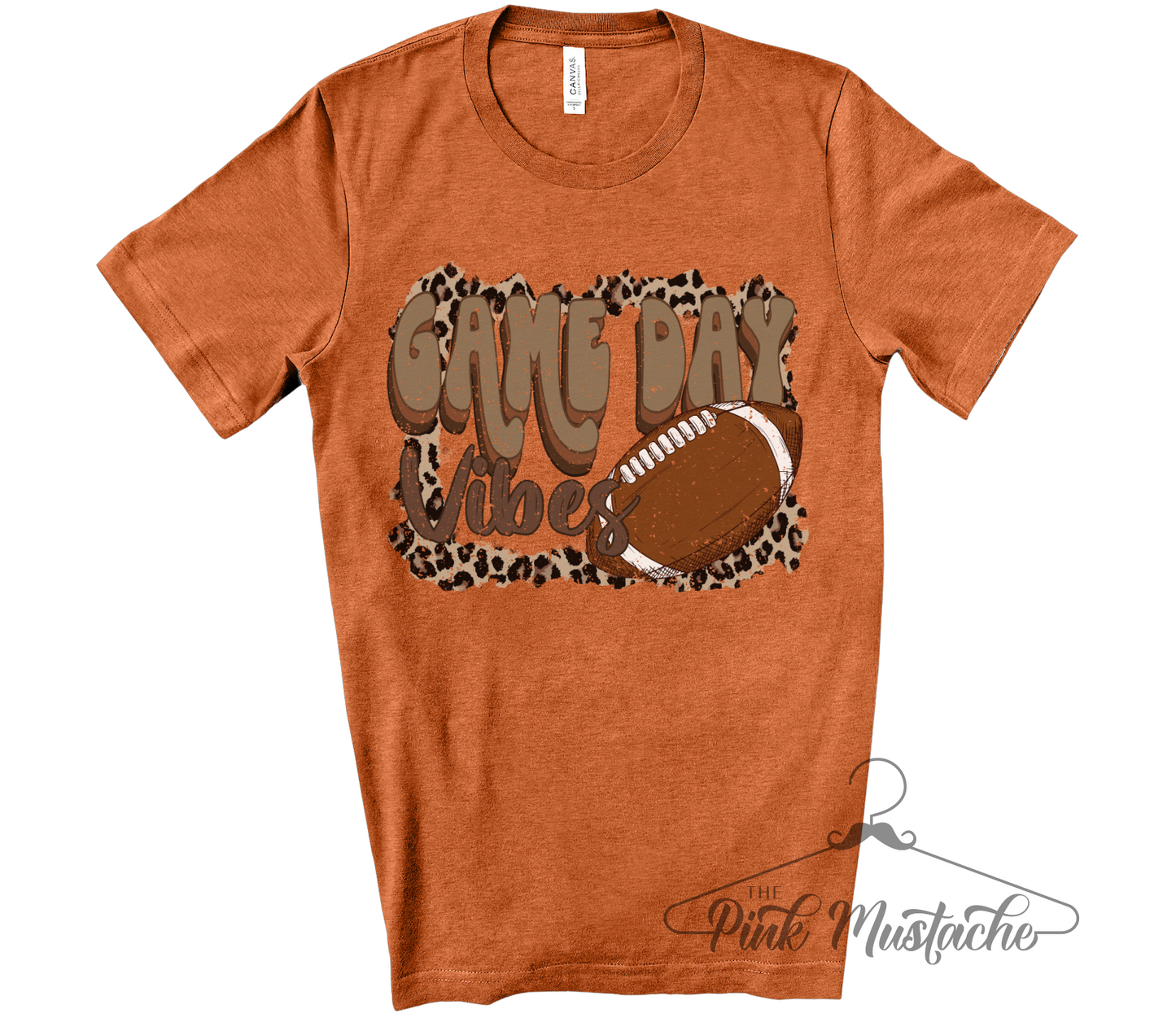 Game Day Vibes Football Soft Style Tee -Unisex Sized Sports Shirt/ Football Mom Tee