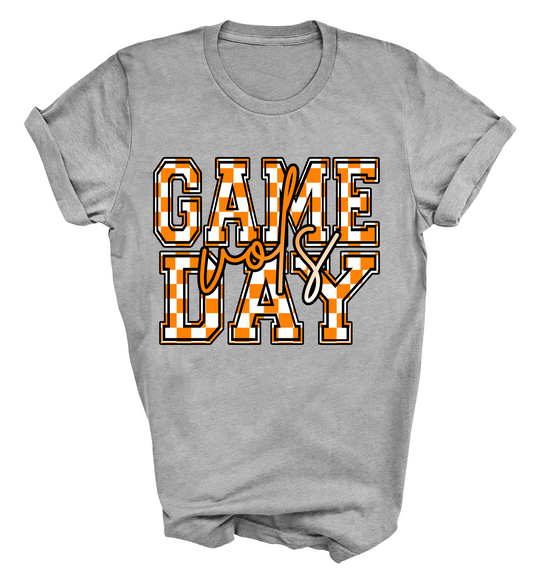 Game Day Vols Tee/ Toddler, Youth, and Adult Sizes