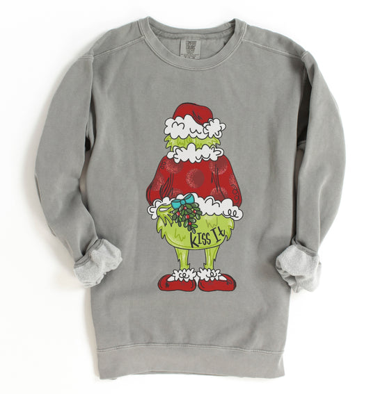 Comfort Colors, Gildan, or Bella Canvas Kiss It - You're A Mean One Funny Christmas - Youth and Adult Sizes