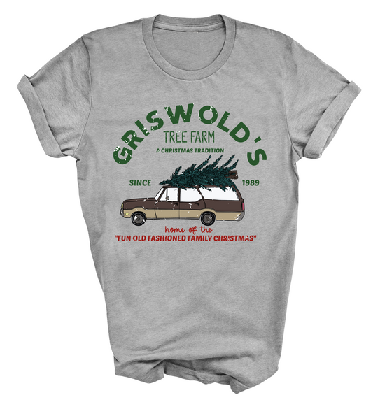 Griswold's  Christmas Tree Farm  Soft Style Tee /Christmas Tees / Youth and Adult Sizes Available