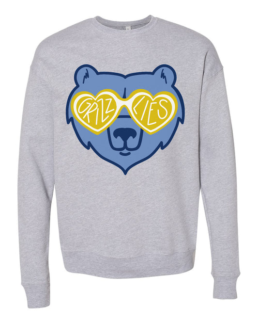 Bella Canvas Grizzlies Sweatshirts/ Multiple Colors