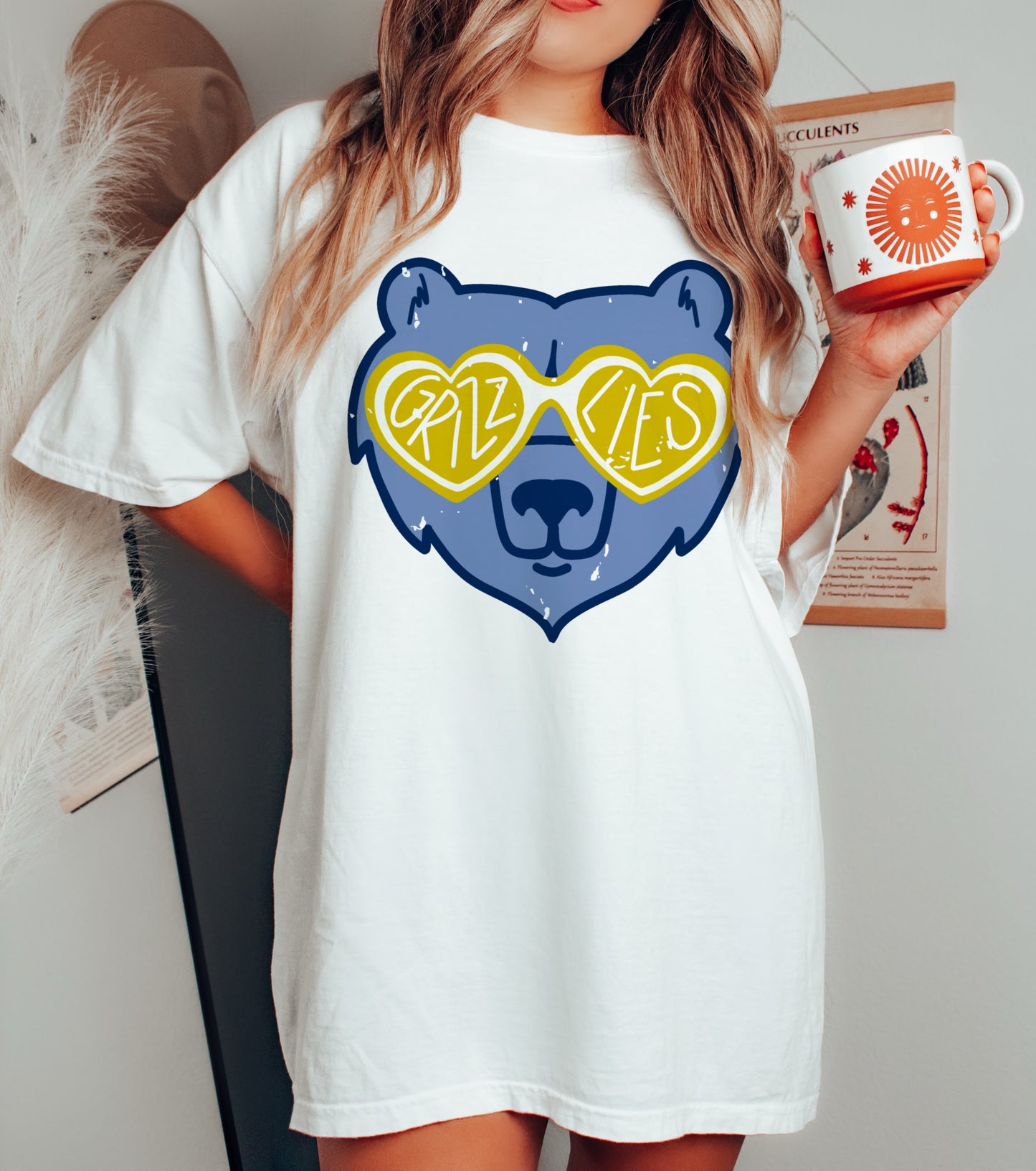 Youth and Adult Grizzlies Tee/ Multiple Colors/ Comfort Colors or Bella