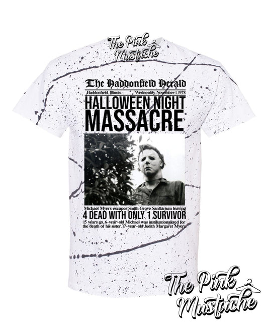 Halloween Drop -Halloween Night Massacre - Only Adult Sizes Available