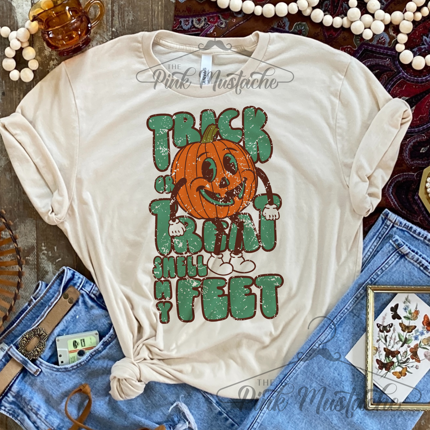Trick or Treat Smell My Feet Matching Mommy and Me Halloween Shirts