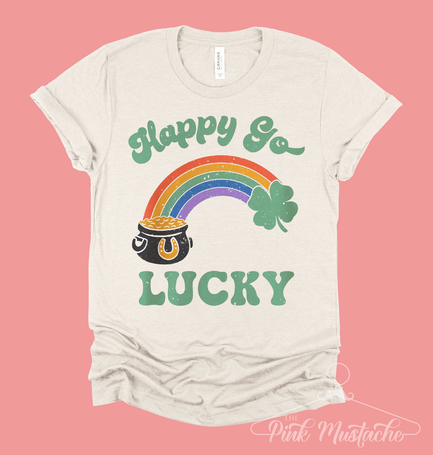 Happy Go Lucky Tee / St. Patrick's Day Shirt / Youth and Adult Sizes Available