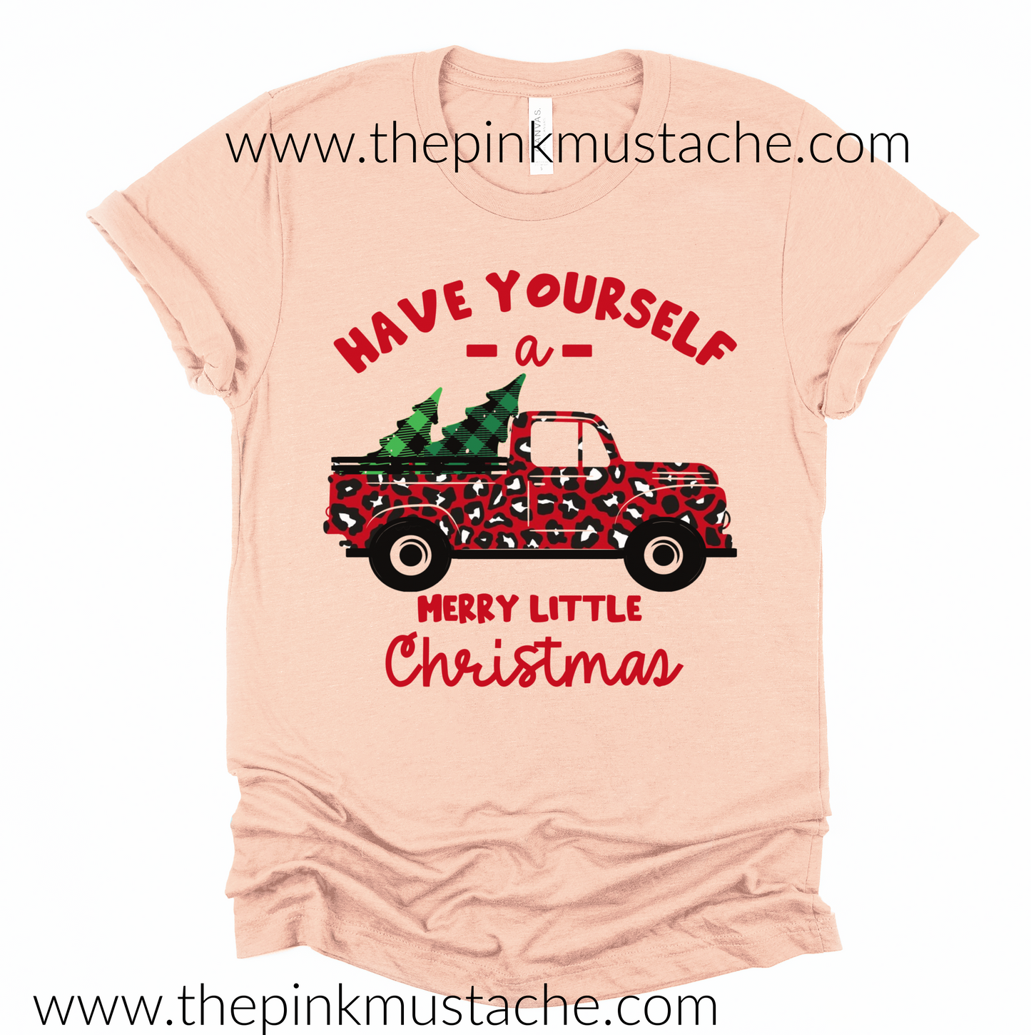 Have Yourself A Merry Little Christmas Shirt/ Short Sleeve Softstyle Tees / Toddler, Youth, and Adult sizing