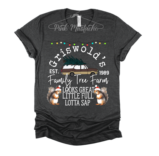 Griswold Christmas Tree Farm  Soft Style Tee /Christmas Tees / Youth and Adult Sizes Available