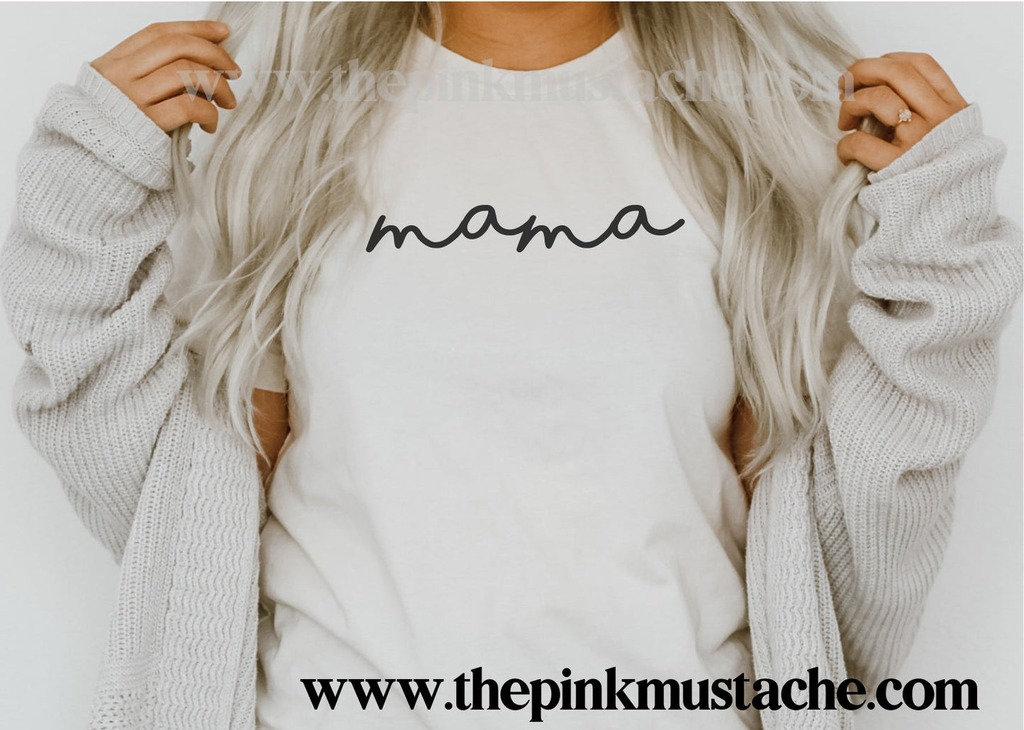 Mama Layering Tee/ Mama Bella Canvas Tees / Boutique Bella Canvas Soft Style Shirt