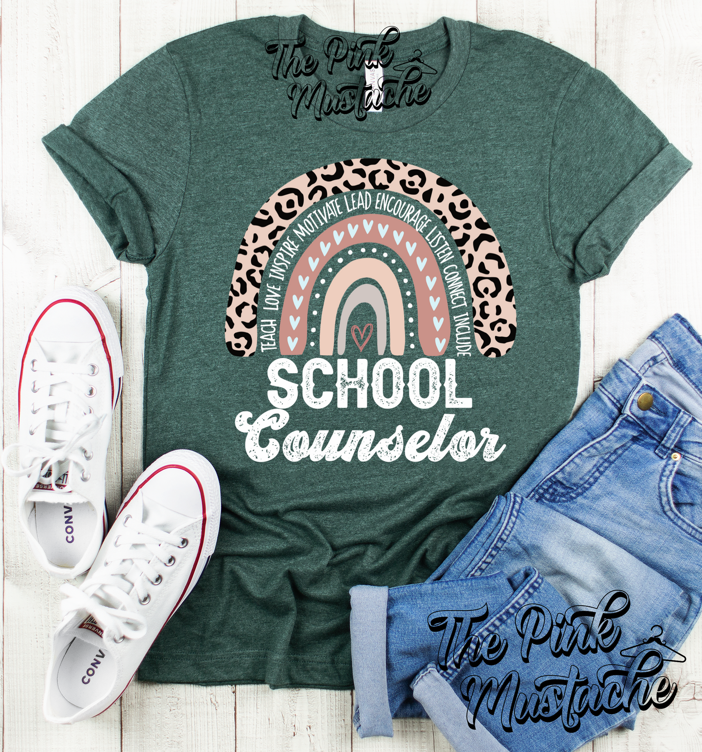 School Administrator Rainbow Tees / Teacher Shirts /Counselor Shirt/ Secretary Shirt/ Principal Shirt/ Assistant Principal Shirt