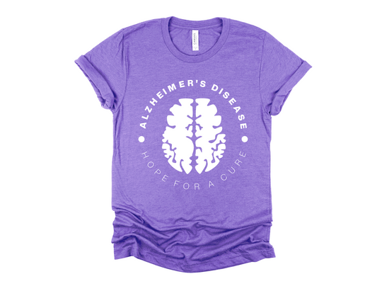 Soft Style Alzheimers Hope For A Cure Tee