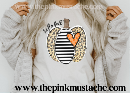 Hello Fall Tee/ Hello Fall Shirts Youth and Adult Shirts /Fall Style