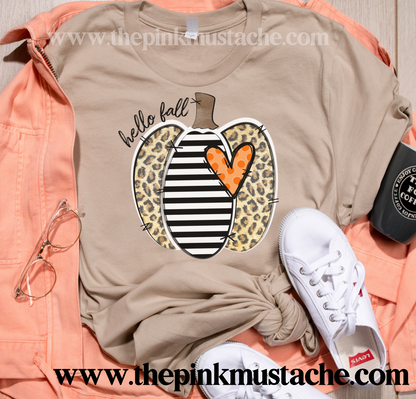 Hello Fall Tee/ Hello Fall Shirts Youth and Adult Shirts /Fall Style