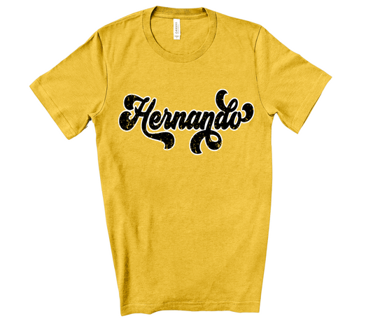 Hernando Retro Shirt / DC -Desoto County Schools / Mississippi School Shirt