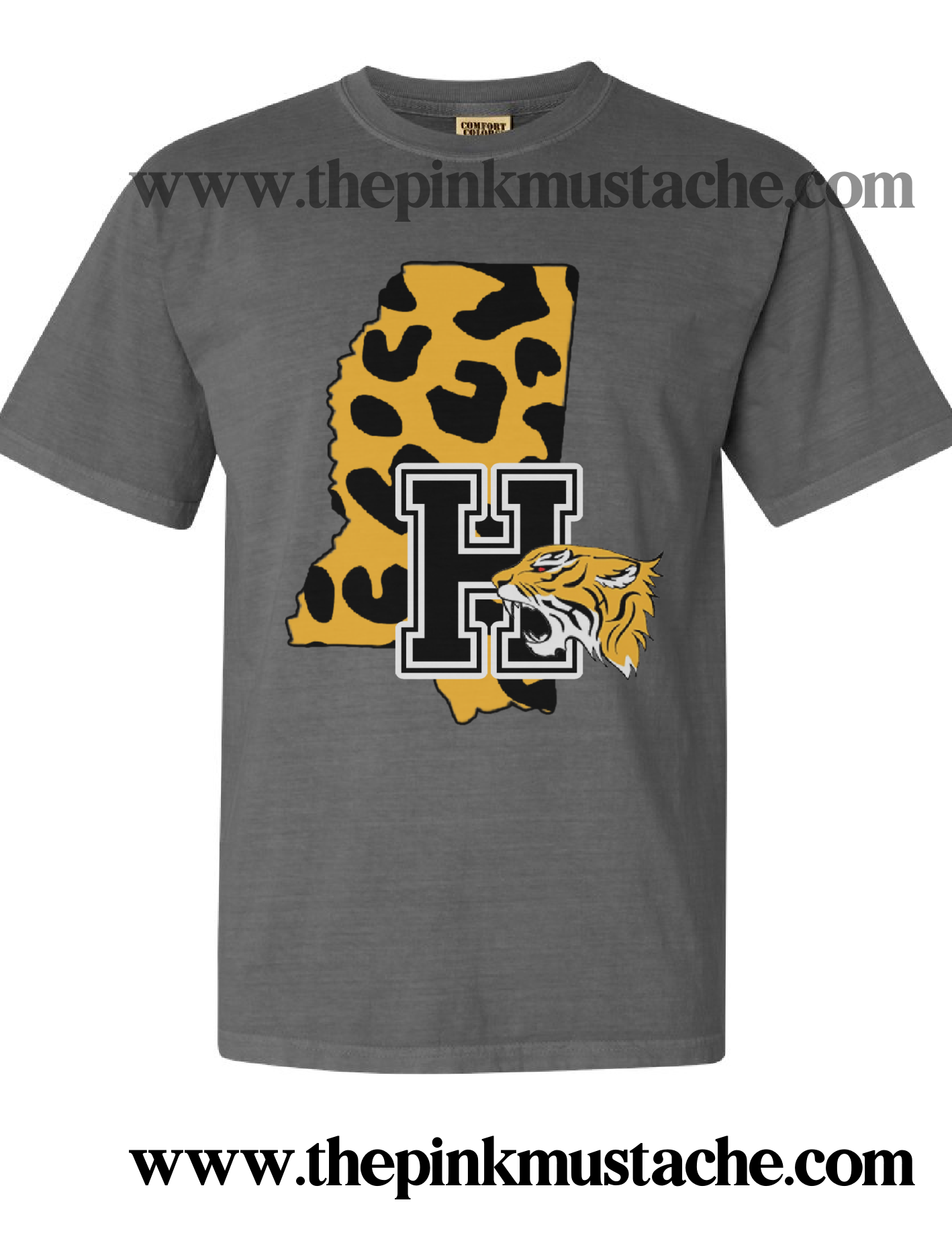 Hernando Tigers Comfort Colors Long Sleeve Or Short Sleeve Shirt / DC -Desoto County Schools / Mississippi School Shirt