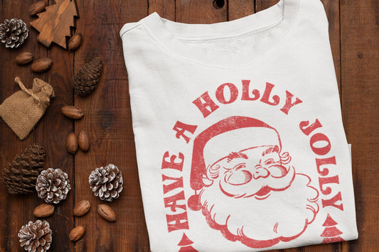 Have A Holly Jolly Christmas Shirt/ Long and Short Sleeve Softstyle Tees / Youth and Adult sizing