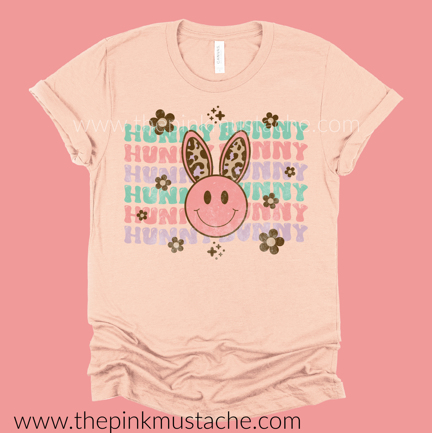 Hunny Bunny Cute Easter Softstyle Tee -  Toddler, Youth, and Adult Sizes/Religious Tee/ Unisex Sized Tee / Easter Spring Shirt