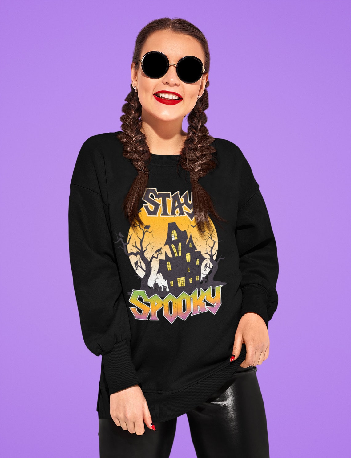Stay Spooky Halloween Sweatshirt/ Halloween Fall Sweater/ Toddler, Youth and Adult Sizes Available