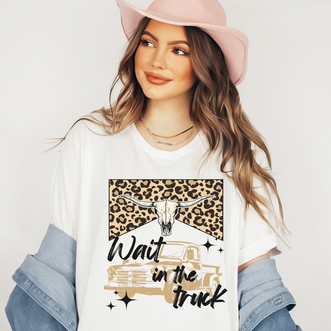 Wait In The Truck Tee/ Bella Or Comfort Colors/ Multiple Colors/ Country Western Shirt