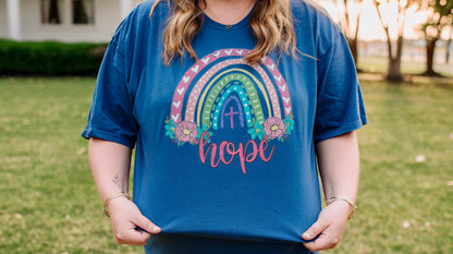 Hope Rainbow Tee