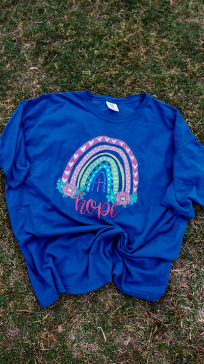 Hope Rainbow Tee