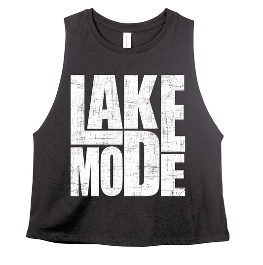 Lake Mode Print Summer Cropped Tank Top /  Adult Sizes