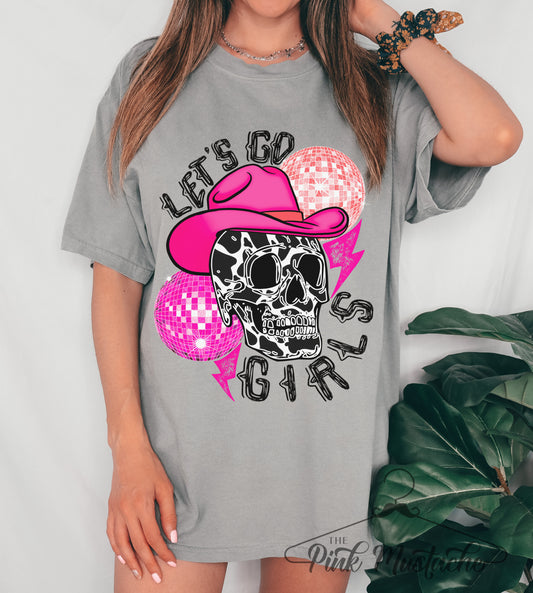 Let's Go Girls Country Music Comfort Colors Shirt/ Youth And Adult Sizes Available