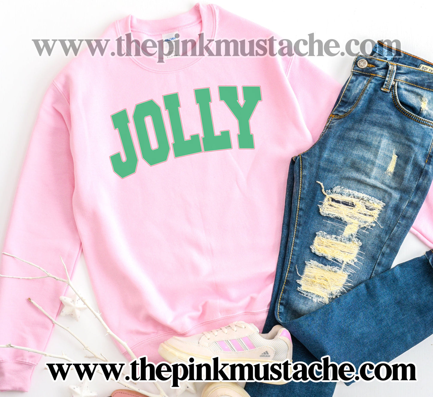 Jolly Sweatshirt/ Unisex sized Sweatshirts/ DTG printed - Toddler, Youth, And Adult Sizes/ Thanksgiving Sweatshirt