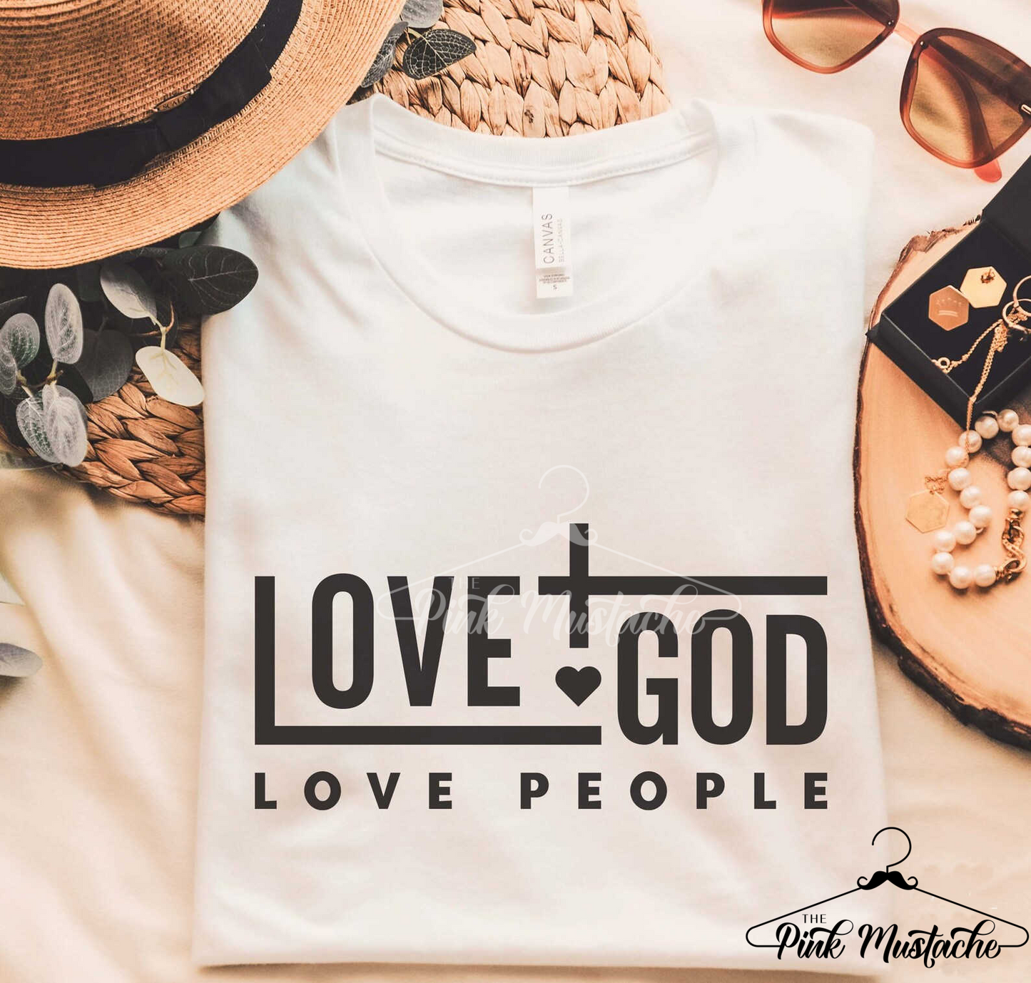 Love God Love People Softstyle Tee / Religious Tee/ Youth and Adult Sizes Available