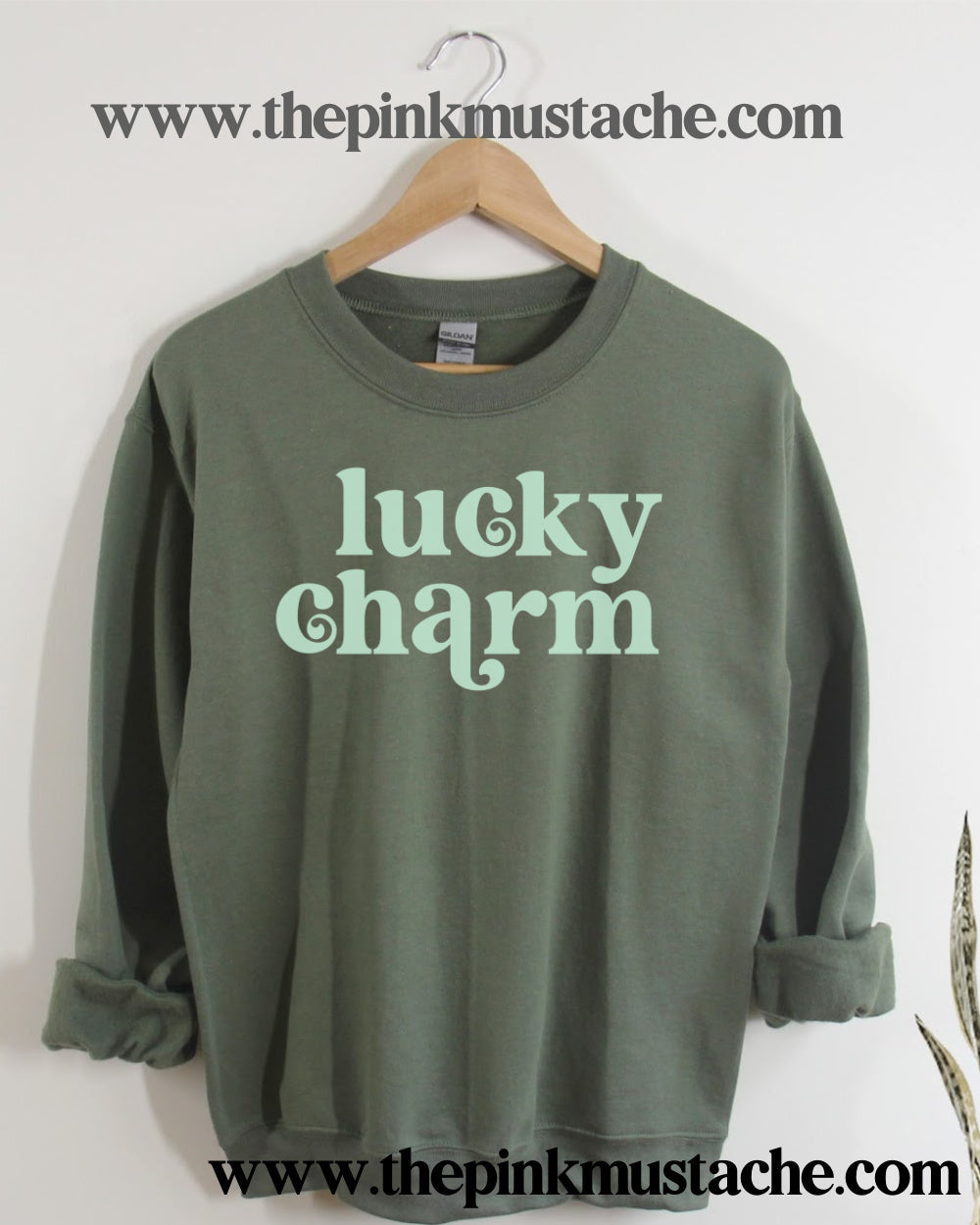 SALE Lucky Charm St Patty's Day Retro Vibes Sweatshirt / Western Vintage Style Sweater - St Patricks Day Shirt