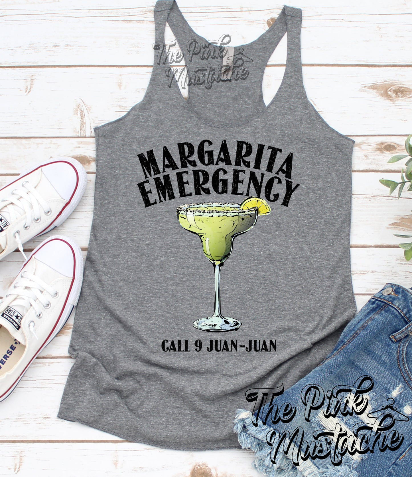 Margarita Emergency - Call 9 Juan-Juan Tank Top / Funny Tank Top/ Shots / Tequila/ Alcohol