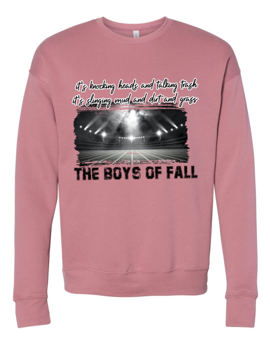 The Boys Of Fall Football Sweatshirts/ Unisex sized Sweatshirts/ DTG printed Quality Soft Sweatshirts