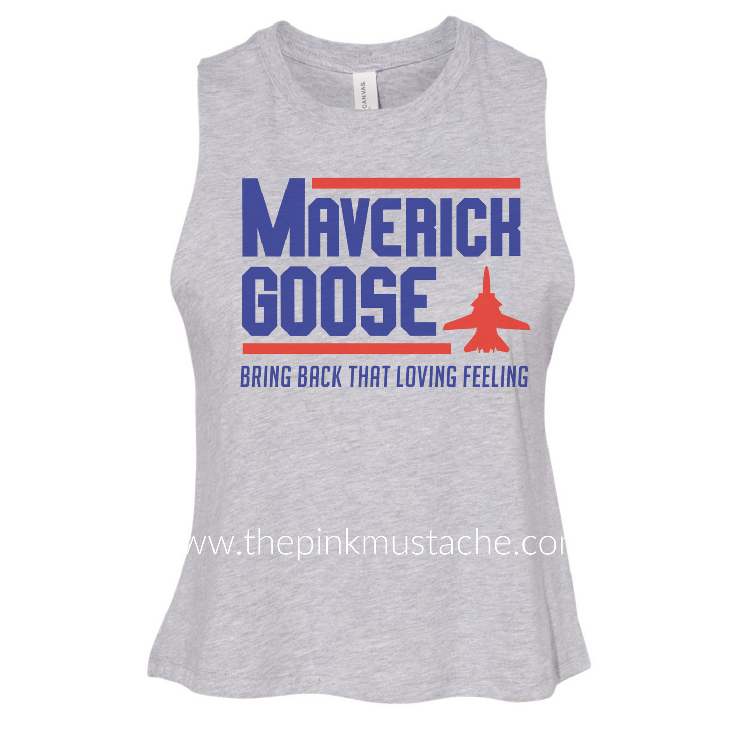 Maverick Goose Crop Muscle Tank Top